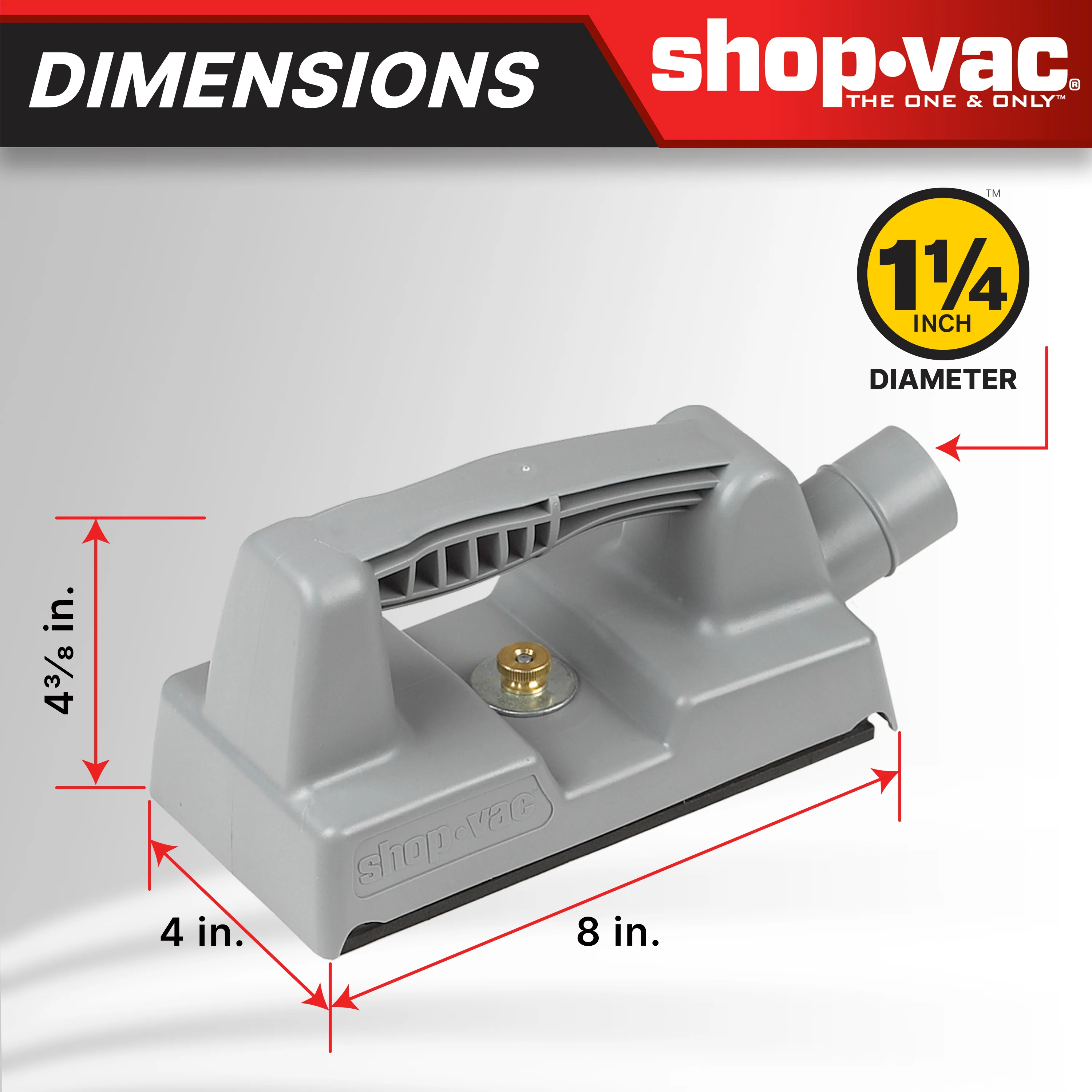 Shop-Vac® 1-1/4-inch diameter Dustless Hand Sander