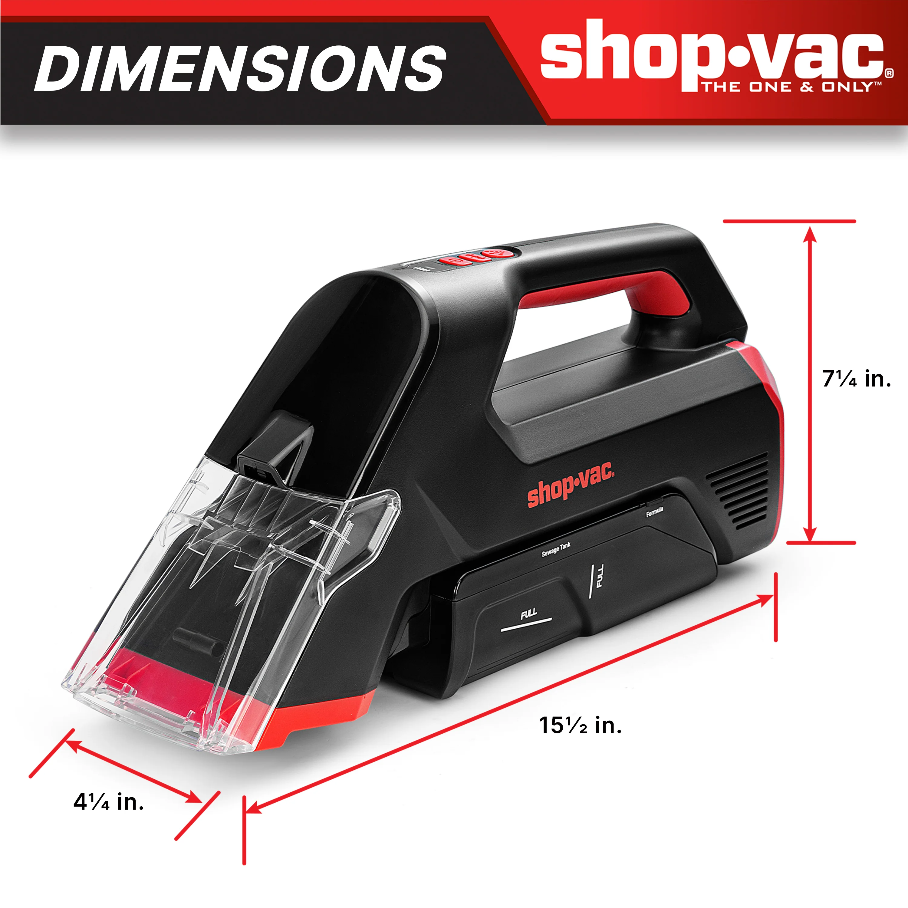 Shop-Vac® 3-in-1 Cordless Spot Cleaner