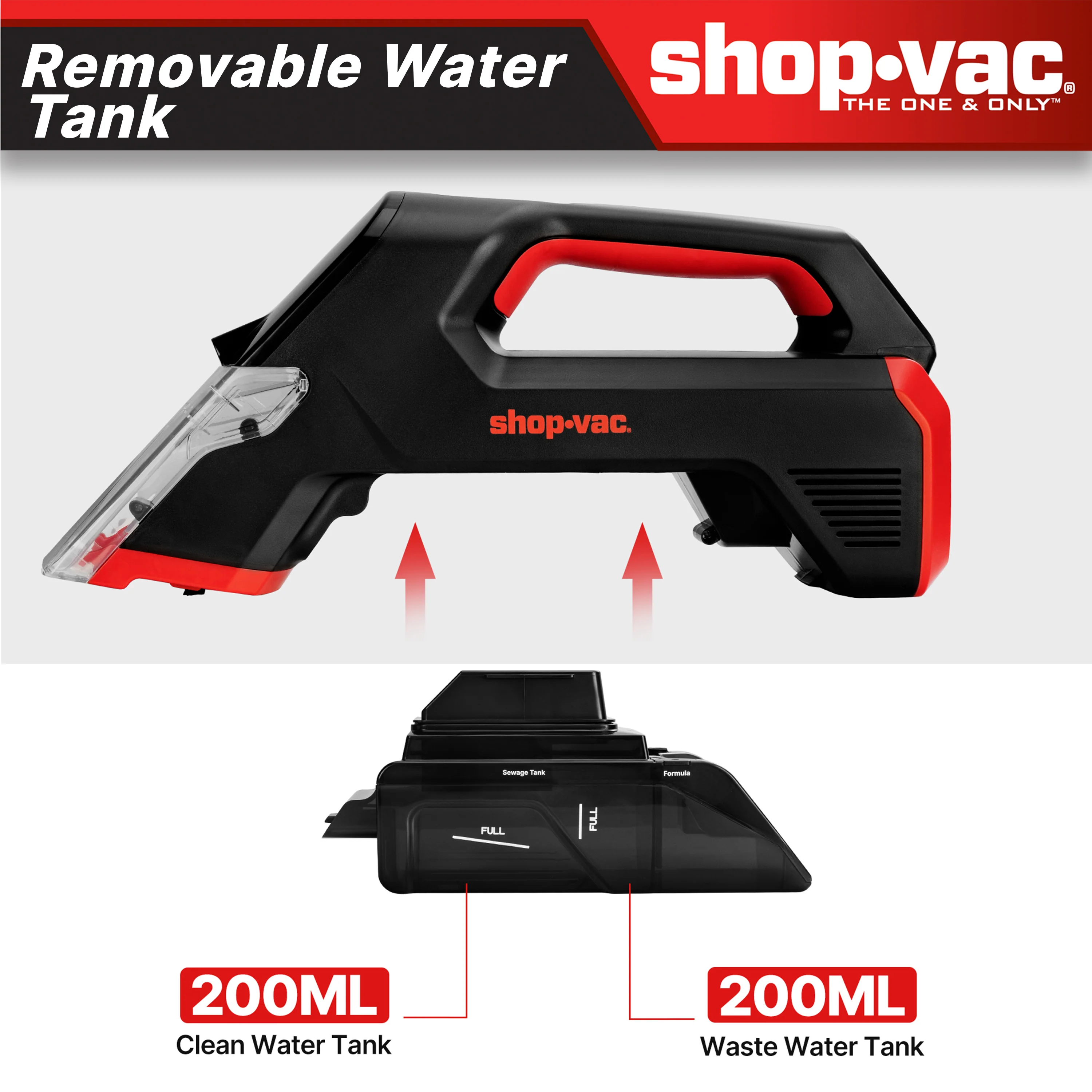 Shop-Vac® 3-in-1 Cordless Spot Cleaner 5 Shop-Vac® 3-in-1 Cordless Spot Cleaner