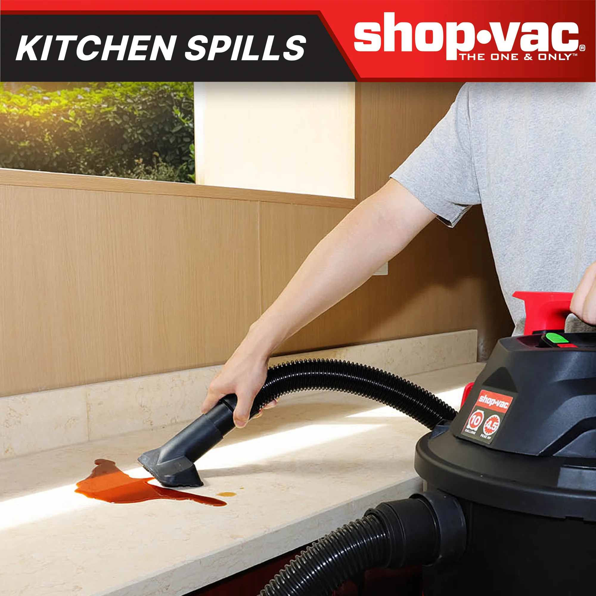 Shop-Vac® 10 Gallon 4.5 Peak HP Wet/Dry Vacuum 11 Shop-Vac® 10 Gallon 4.5 Peak HP Wet/Dry Vacuum