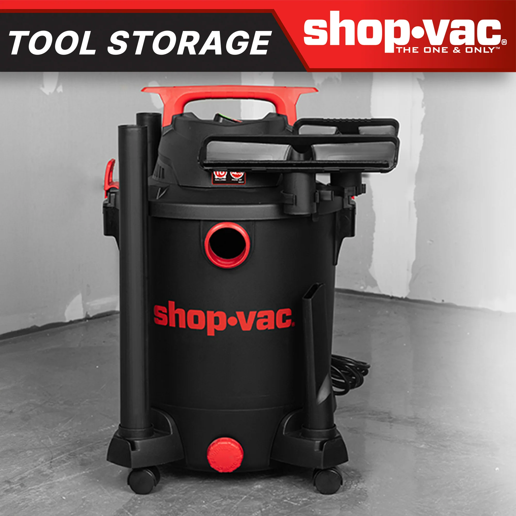 Shop-Vac® 10 Gallon 4.5 Peak HP Wet/Dry Vacuum 5 Shop-Vac® 10 Gallon 4.5 Peak HP Wet/Dry Vacuum