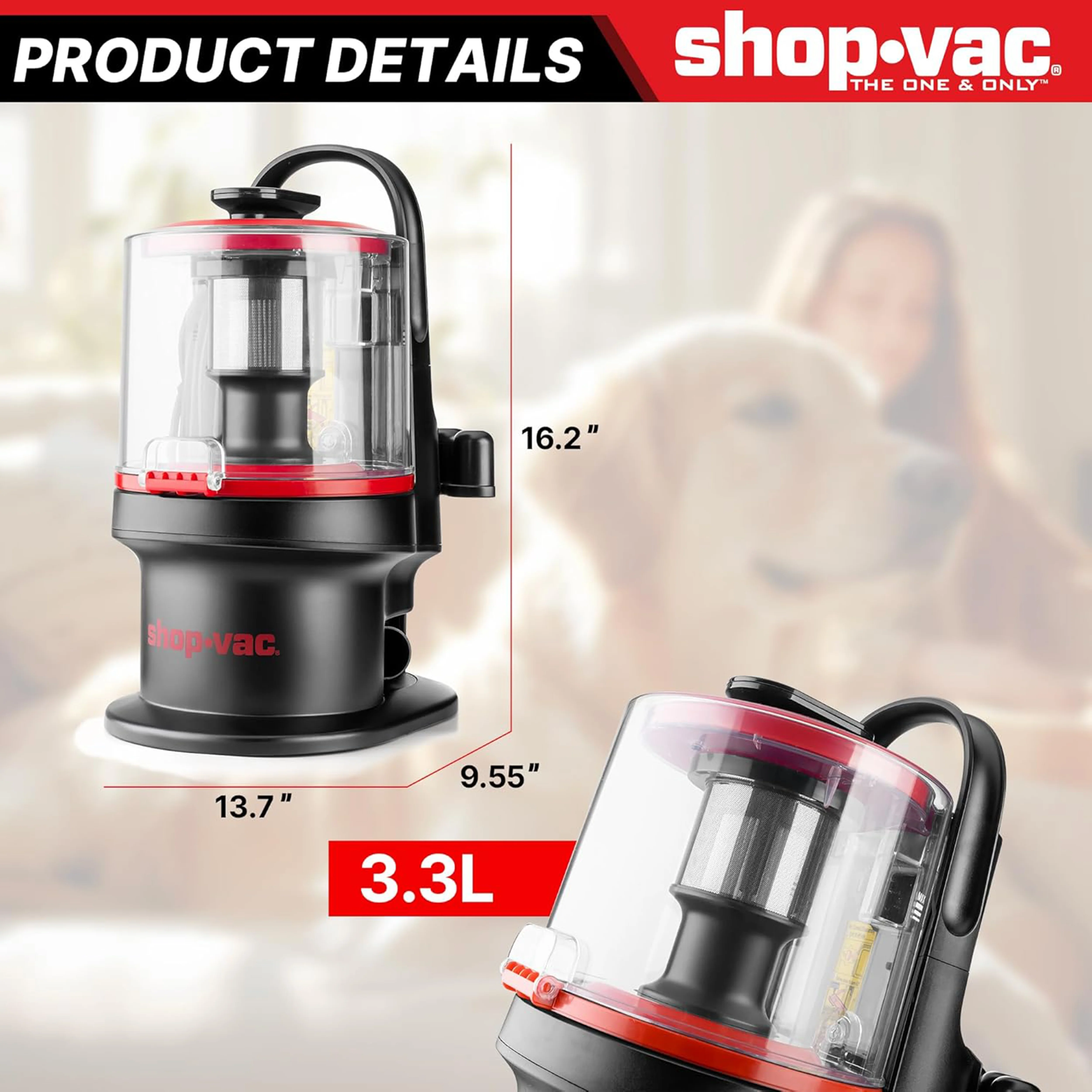 Shop-Vac® 4-in-1 Pet Grooming & Vacuum 2 Shop-Vac® 4-in-1 Pet Grooming & Vacuum