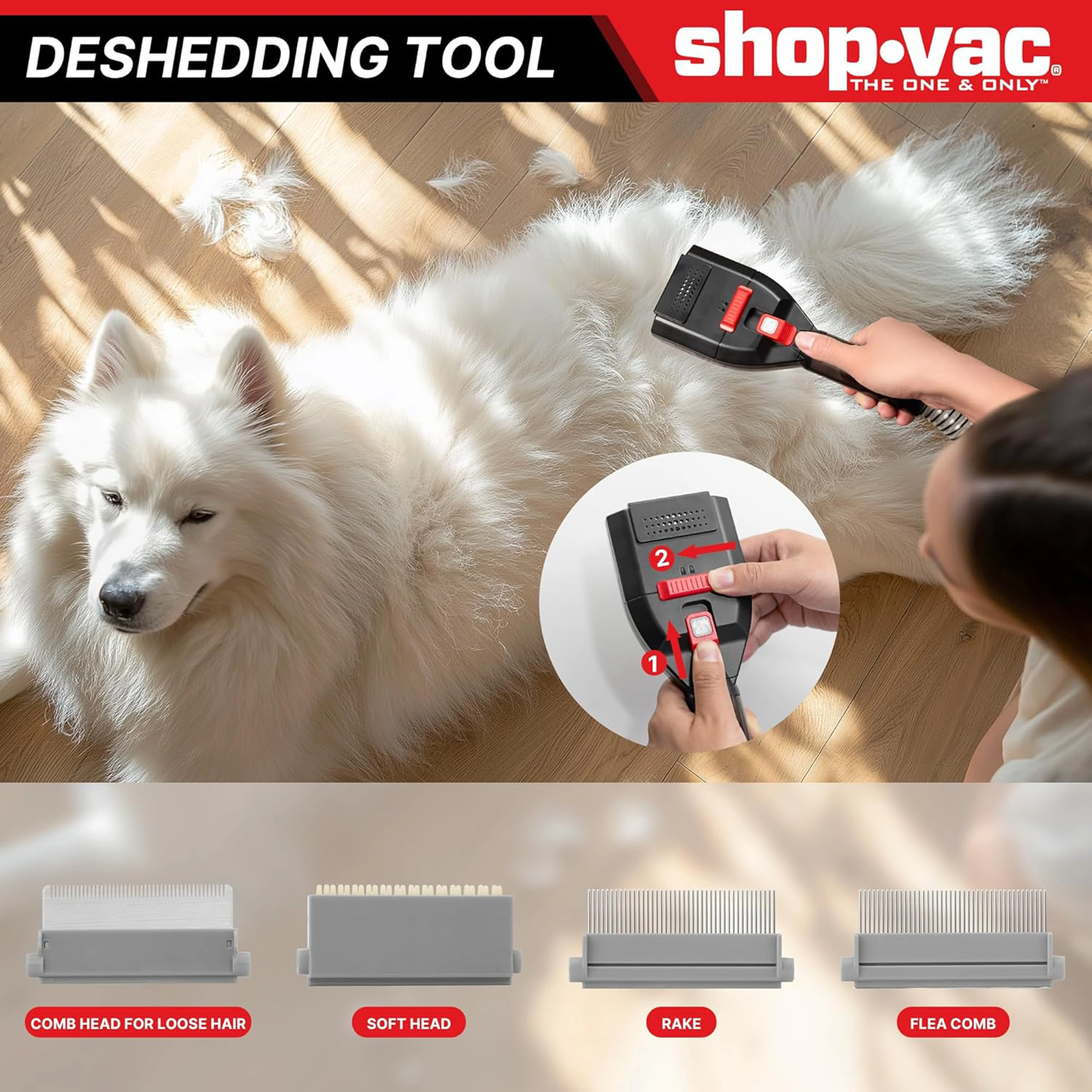 Shop-Vac® 4-in-1 Pet Grooming & Vacuum 3 Shop-Vac® 4-in-1 Pet Grooming & Vacuum