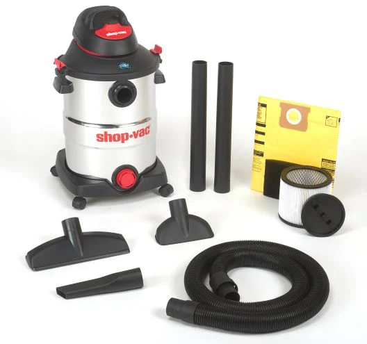 Shop-Vac® 12 Gallon* 5.5 Peak HP** Stainless Steel Wet/Dry Vacuum with SVX2 Motor Technology 4 Shop-Vac® 12 Gallon* 5.5 Peak HP** Stainless Steel Wet/Dry Vacuum with SVX2 Motor Technology