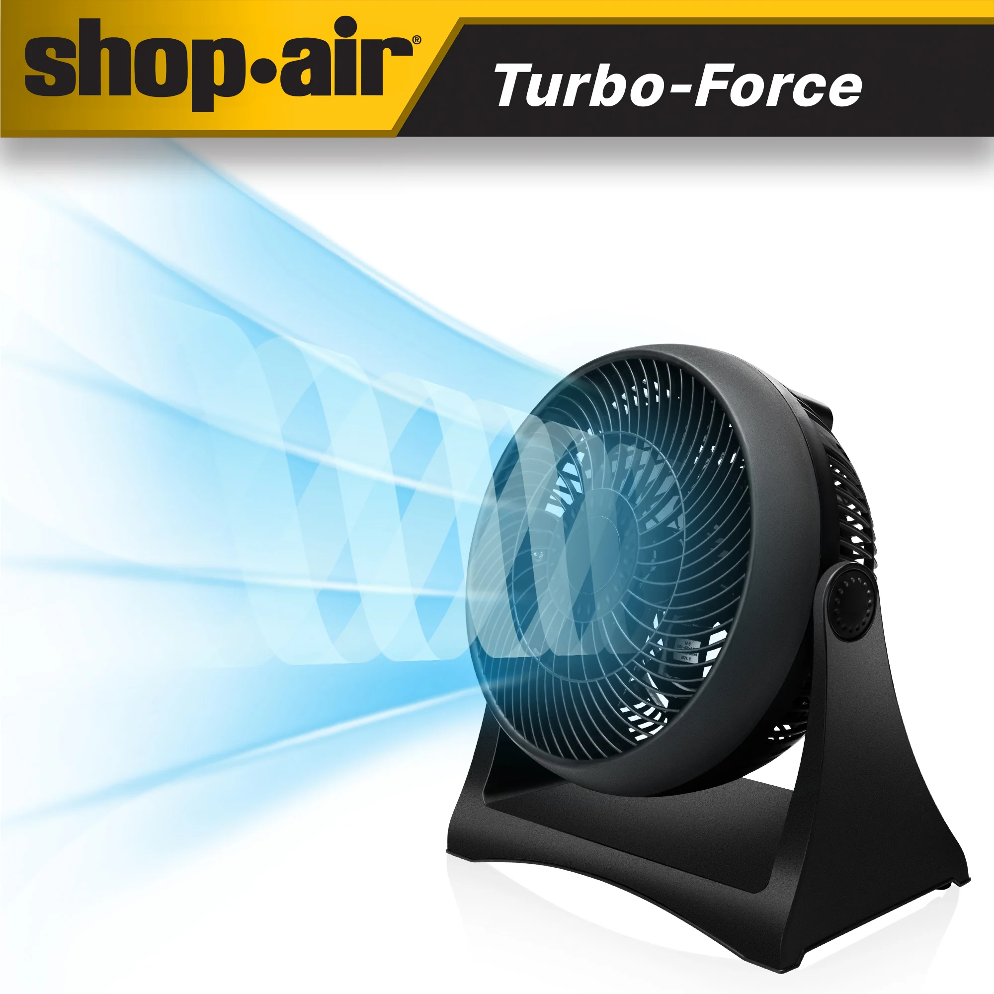 Shop-Air® 8" Wall-Mounted Desk Fan